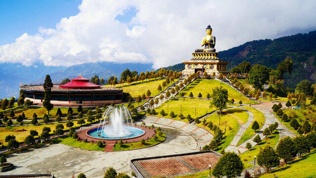 Ravangla rolling green hills